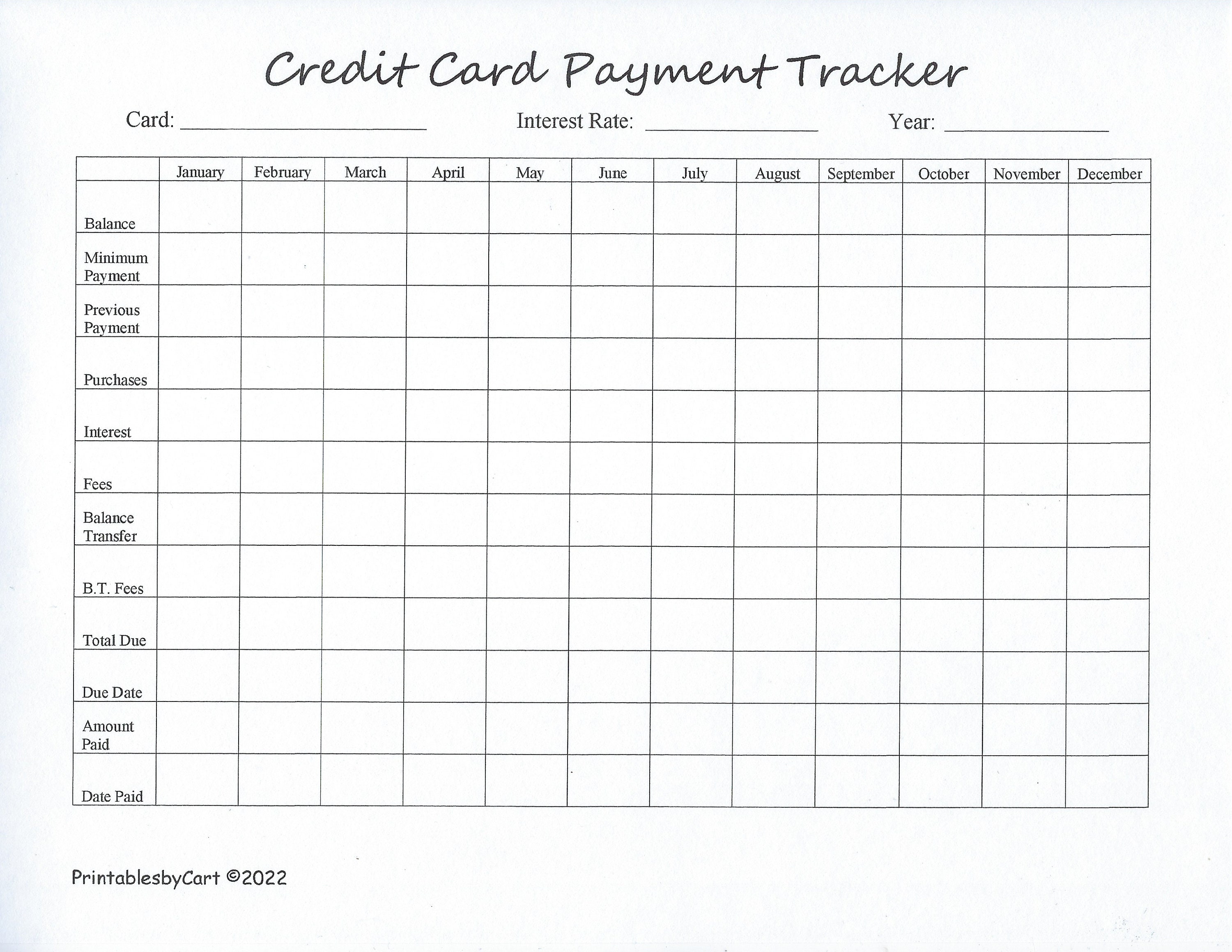 Credit Card Payment Tracker Form Debt Payoff Monthly Credit credit-card-payment-tracker-form-debt-payoff-monthly-credit