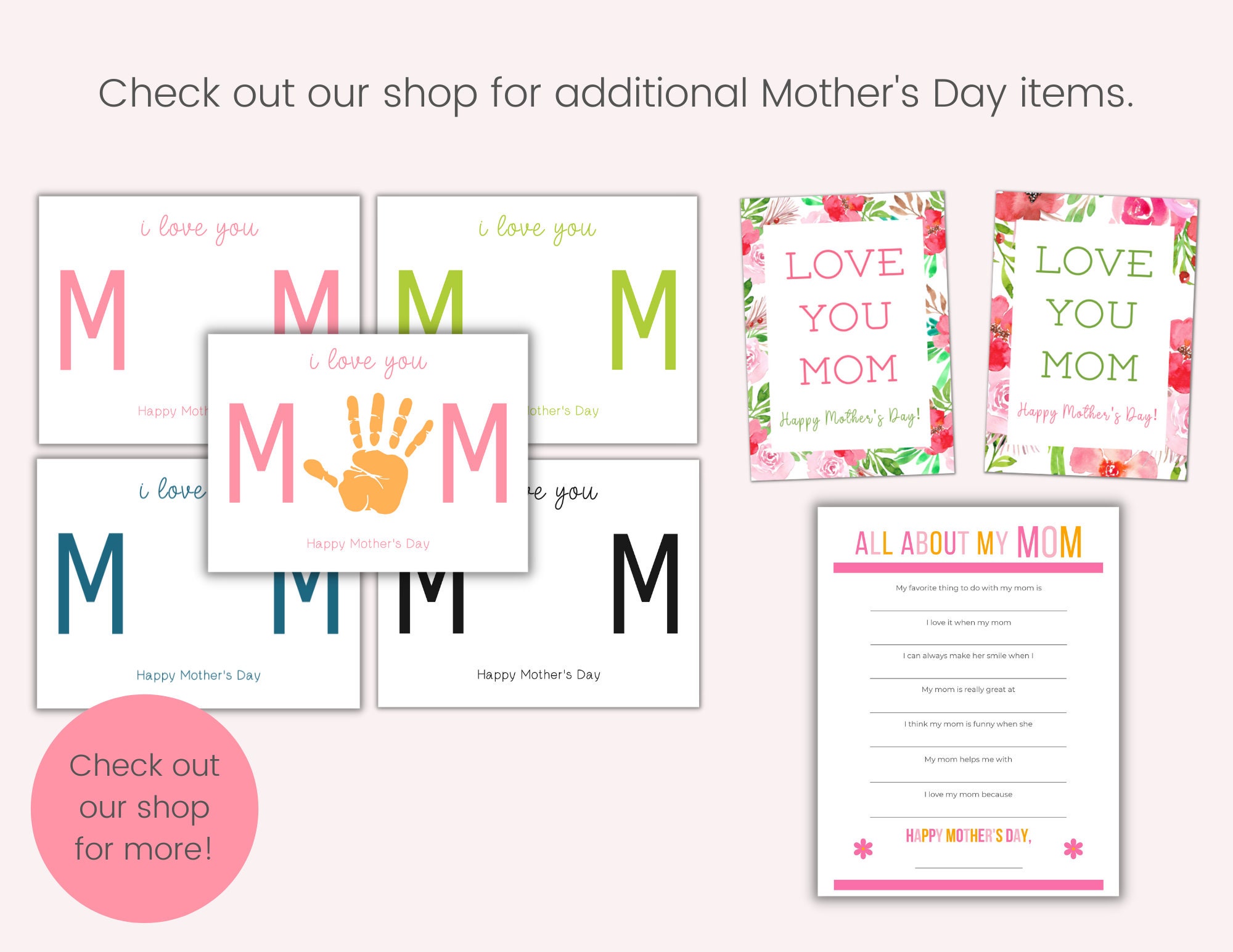 CraftsCapitol™ Premium Mother's Day Quilting Template Gift Set