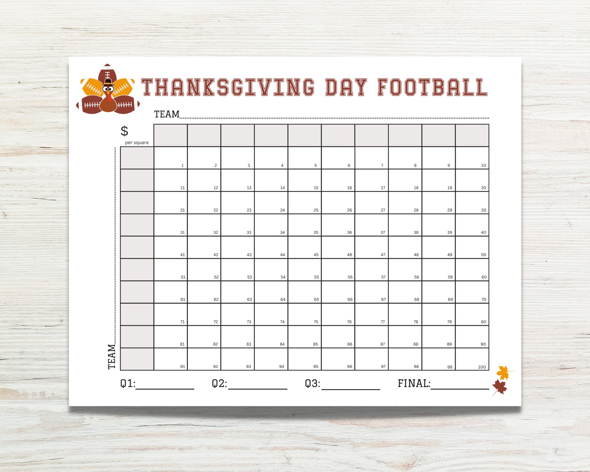 Get Ready for Game Day with 10 Free Football Printables