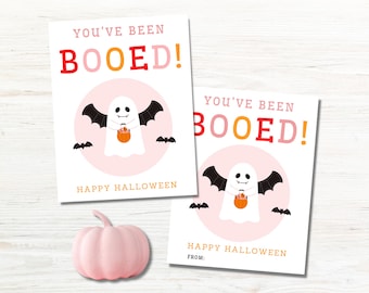 You've Been Booed Printable Tag, Halloween Treat Tag for Teacher, Boo Bag Tag, Halloween Favor for School, Been Booed Office, Boo Neighbor