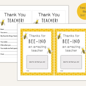 Teacher Appreciation PRINTABLE Gift Card Holder End of Year - Etsy