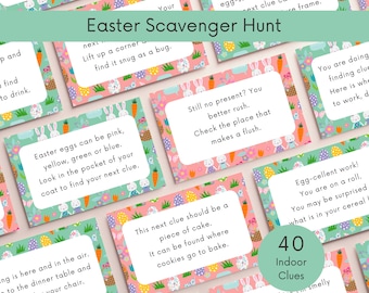 Easter Scavenger Hunt Kids, Easter Treasure Hunt Clues Printable, Indoor Scavenger Hunt Clues, Scavenger Hunt Riddles, Easter Egg Hunt