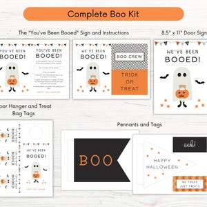 You've Been Booed Printable, Youve Been Booed Kit, Neighborhood Tradition, Halloween Boo Kit, We've Been Booed, Booed Sign, Instant Download image 5