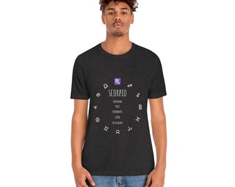 Scorpio Zodiac Personality Traits T-shirt
