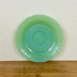 Vintage Fire-King Jadeite Alice Saucer - Anchor Hocking Replacement