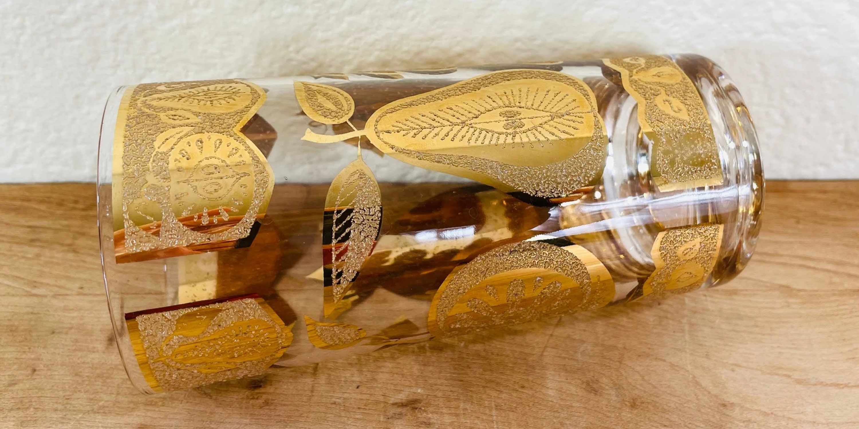 Culver Florentine Tumblers, Highball, Iced Tea, Cocktail Glasses 60's