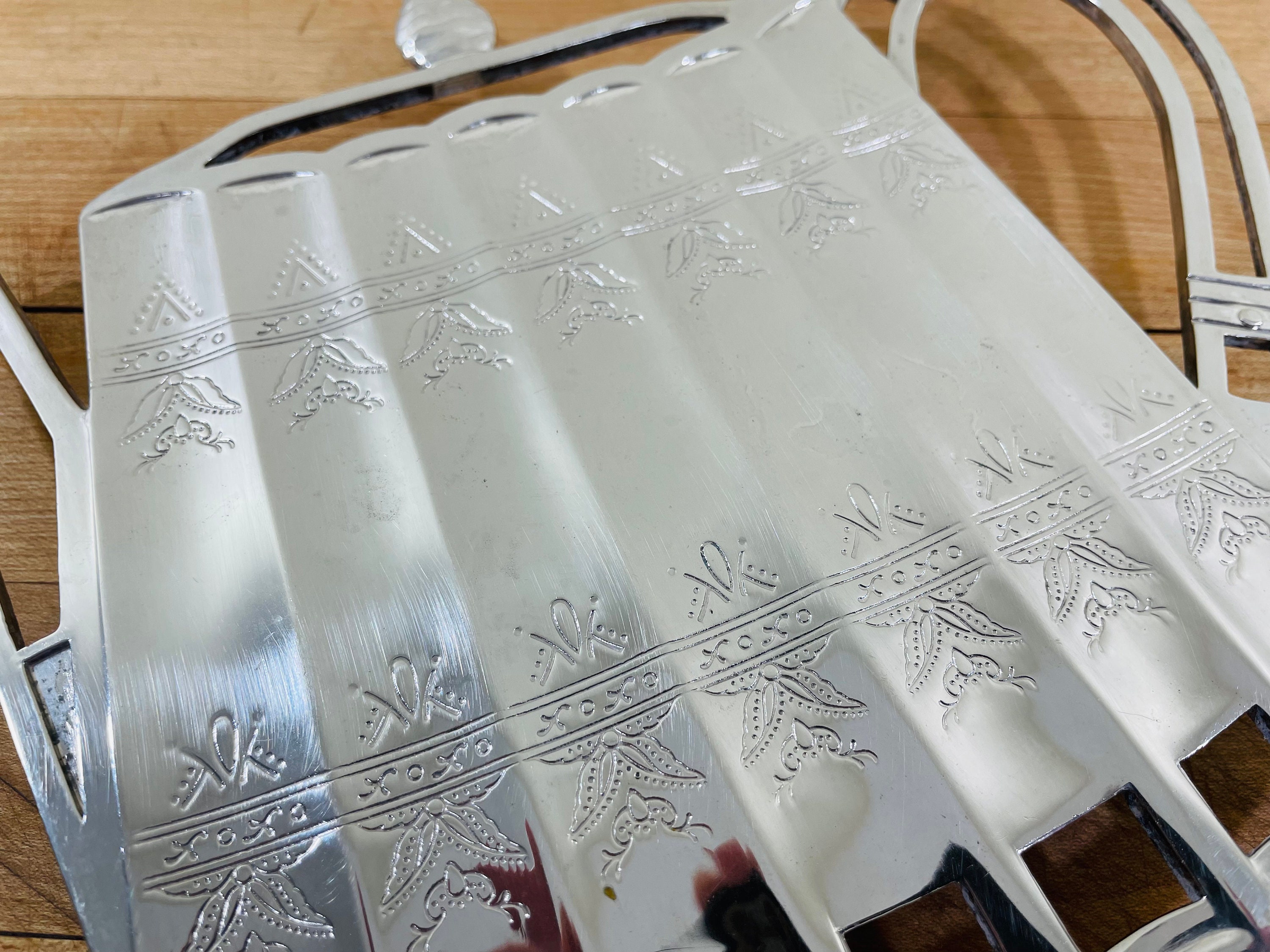 1992 Godinger Silver Art Silver Plate Tea Pot Shaped Trivet Etsy