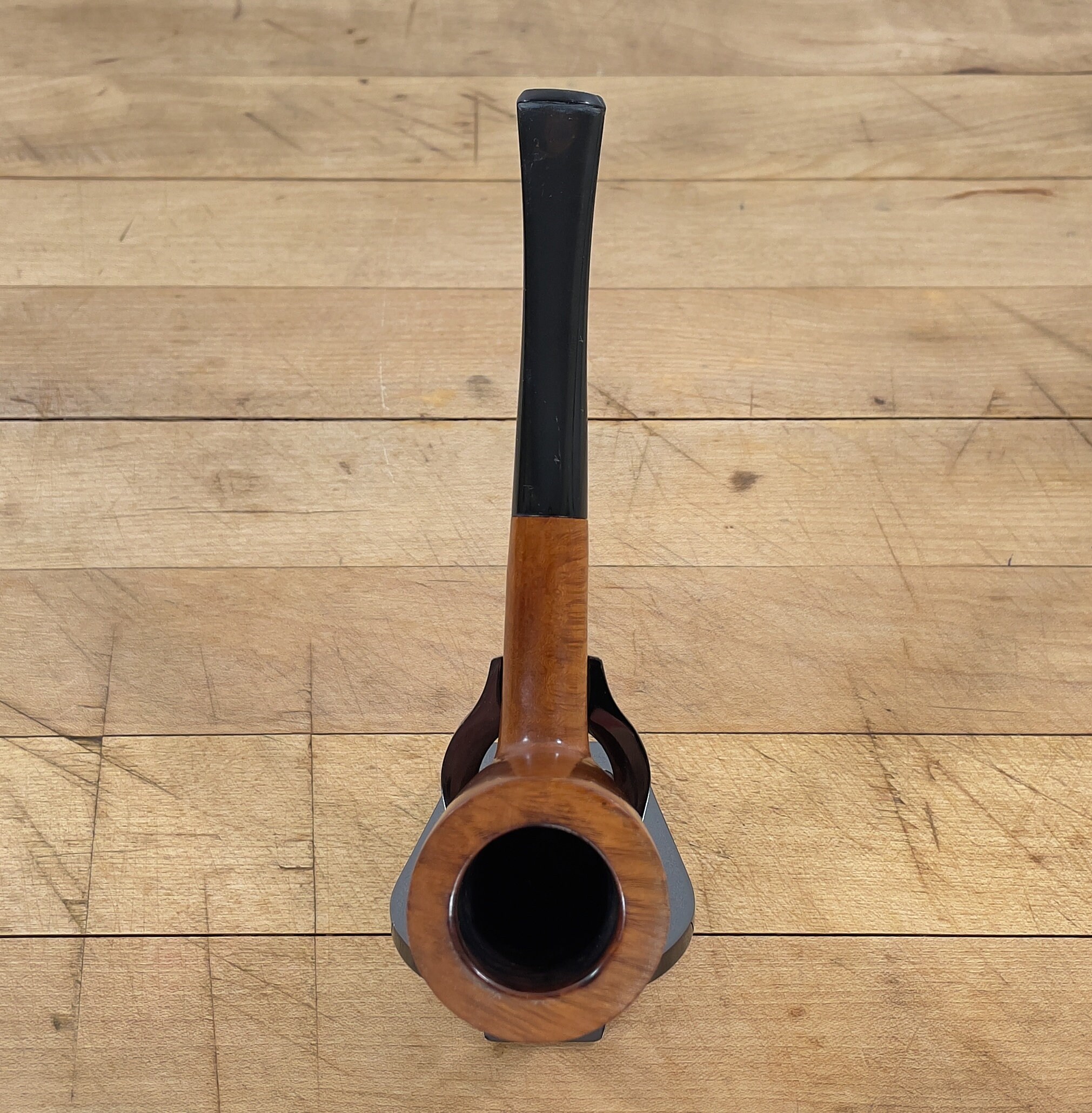 E. Wilke NYC Smooth Briar Dublin Tobacco Estate Pipe With Vulcanite