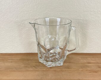 Duralex Verallia Glass Pitcher: 1.5 Quart, Double Thumbprint Design