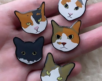 custom pin van jouw kat