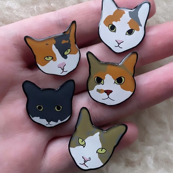 custom pin van jouw kat