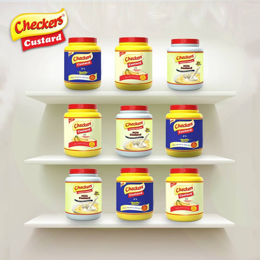 Checkers Milk Custard for 3in1 Breakfast Etsy