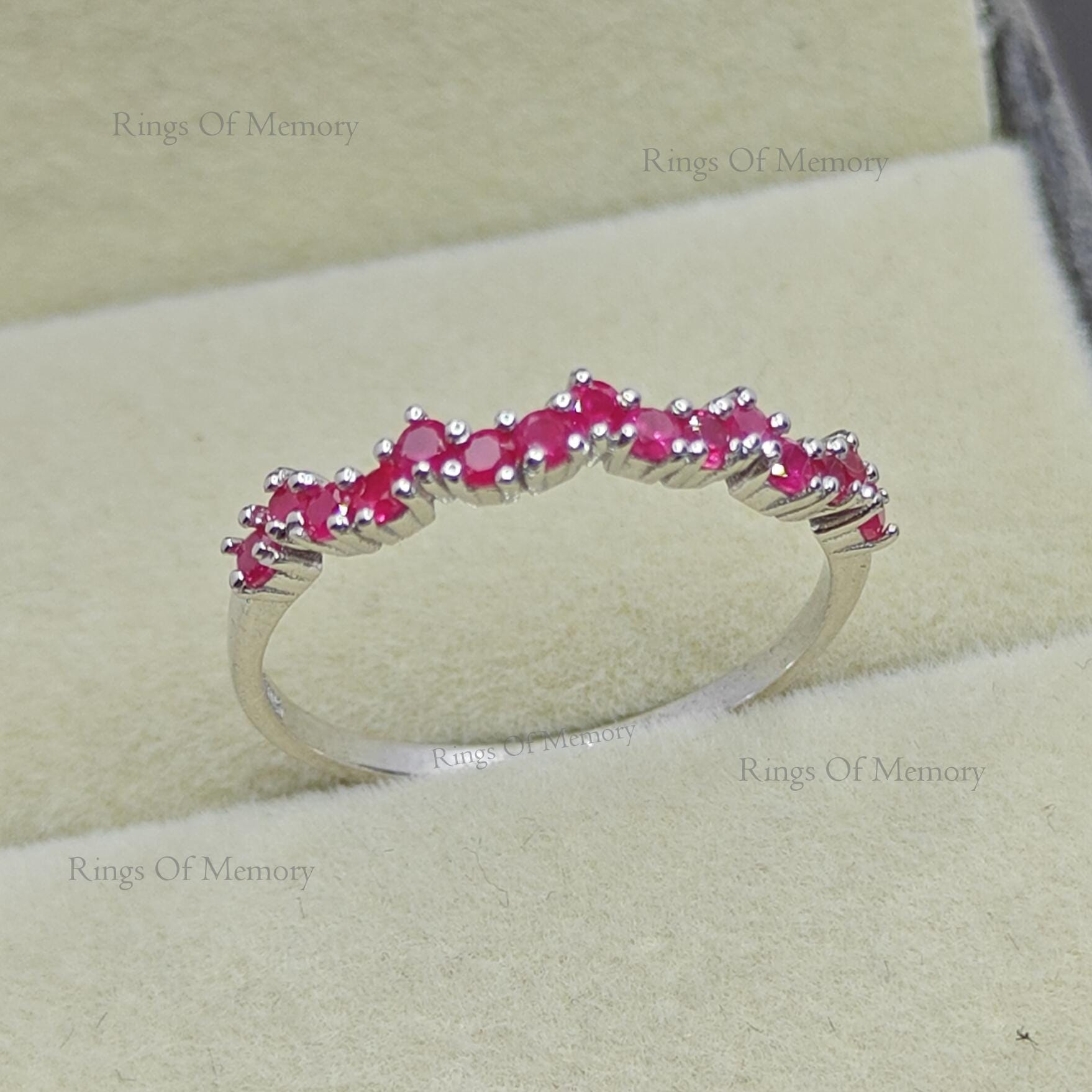 natural ruby silver ring, dainty ruby ring, stackable... Natural Ruby Ring, Vintage Ruby Band, Ruby Wedding Band, Dainty Ruby ...
