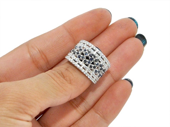 Fashion Silver Oxidized Plated Band Ring Jewellery For Girls Women - Gem O  Sparkle