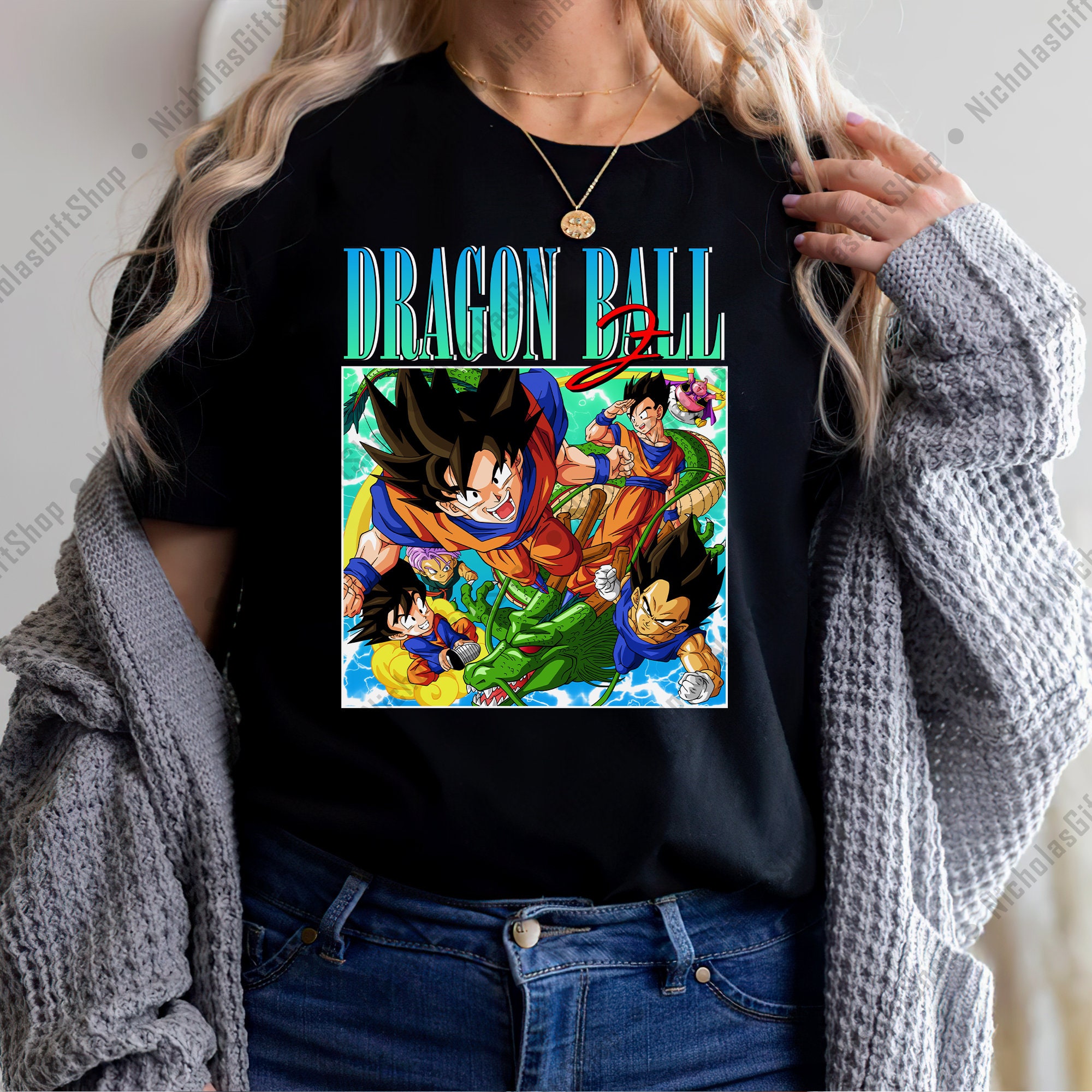 Discover Dragon Ball Z 90er Retro Vintage Shirt
