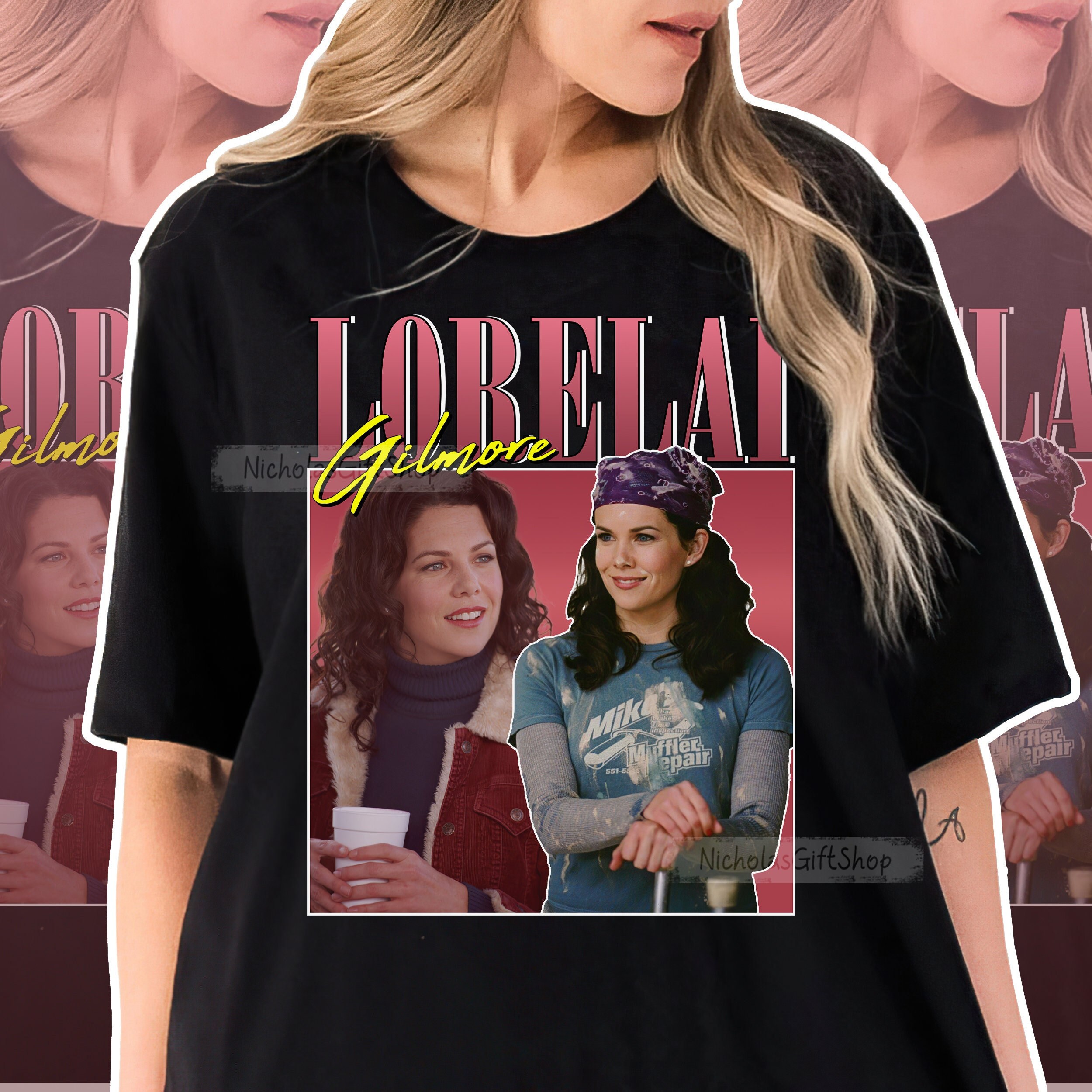 Discover Lorelai Gilmore Retro Vintage 90s Styles Merch, Lorelai Gilmore T-Shirt