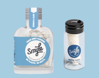 Dentifricio Smyle e filo interdentale senza plastica