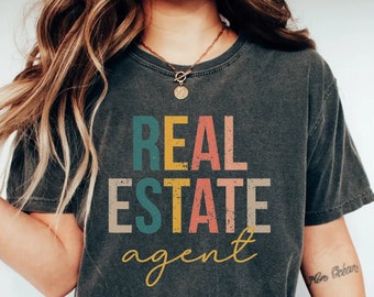 real estate agent t shirt comfort colors, Real estate shirt, real estate tee, Real Estate Shirt, Real Estate Gift, Real Estate student grad