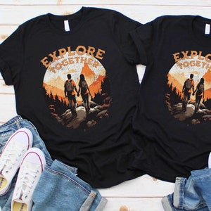 Couples Hiking Shirt, Family camping shirt, Hiking Lover Gift Shirt, Camping Shirt, Gift Shirt for Camper, Climber Shirt, family camping
