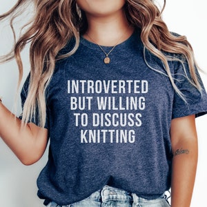 Knitting t-Shirt, Knit Gift, Knitting Gift, Knitter Gift, Love To Knit, Love Knitting, Knit Lover, funny knitting shirt, knitter tee
