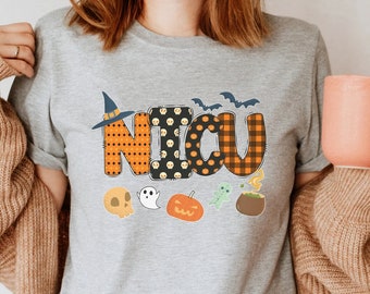 Halloween NICU crew nurse shirt, NICU Nurse staff group tee, Neonatal icu office tshirt, Neonatal Intensive Care Unit Nurse t-shirt