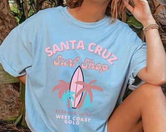 Surf Lightning Bolt preppy t-shirt, Preppy trendy clothing, Y2K tee, Aesthetic Clothes, Indie Clothes, Preppy Aesthetic shirt
