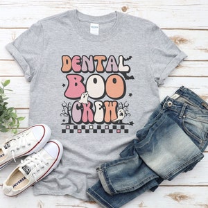 Halloween dental shirt, gift dental assistant hygienist, RDA shirt, dental gifts, dental office shirt, dental school CDA,