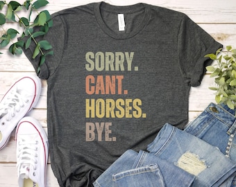 Horse Shirt | Animal Lover Shirt | Farm Shirt | Country Girl Shirt | Horse Lover Tee | Gift For Her | Horse Rider Gift | funny horse shirt