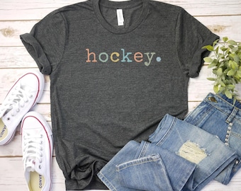 Hockey t-shirt Hockey Tee | Hockey Player Shirt | hockey fan gift | Custom Hockey Shirts | Game Hockey Shirt, funny hockey coach tshirt gift