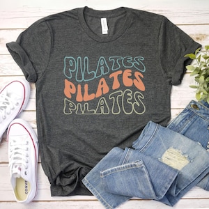 Pilates retro style shirt Pilates Shirt | Workout Shirt | Pilates Instructor gift | funny pilates Shirt |  Gift For Mom