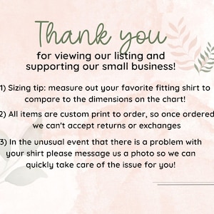 a thank card for a small business