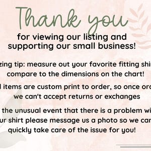 a thank card for a small business