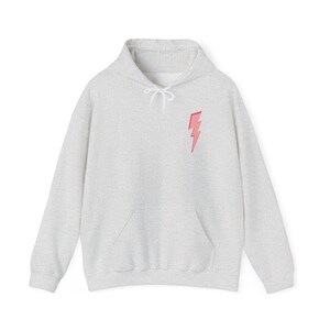 Sudadera con capucha de rayo preppy con rayos, sudadera estética rosa y azul, sudadera con capucha de ropa preppy, sudadera con capucha preppy imagen 8