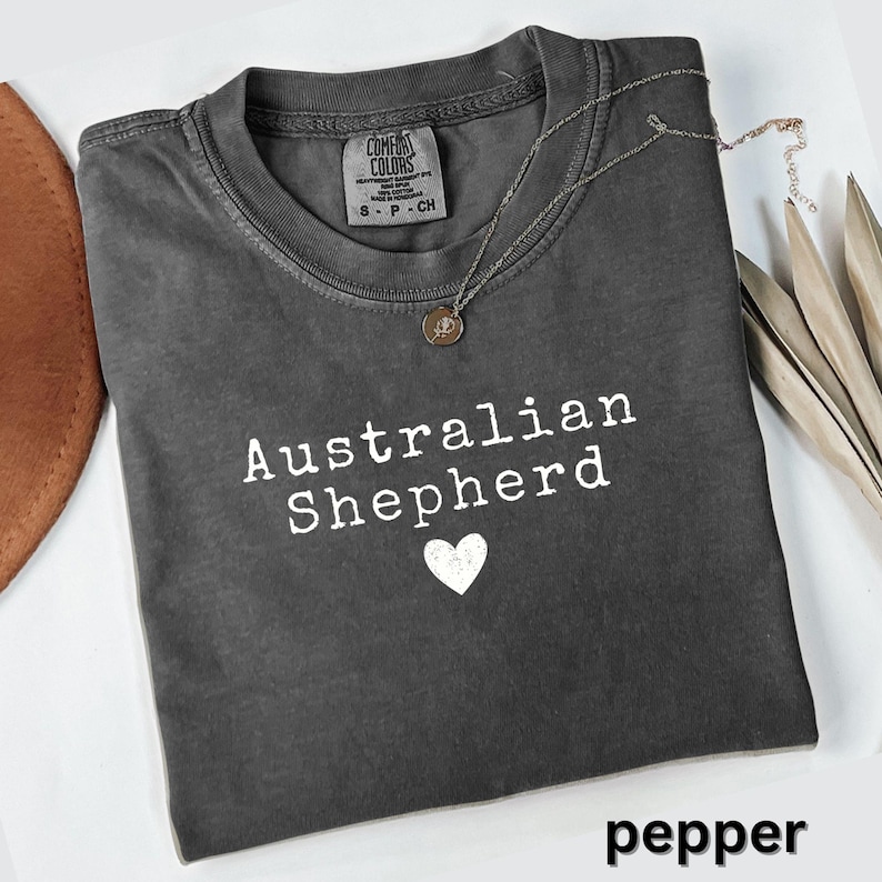 Australian Shepherd shirt, Dog lover gift, Pet lover apparel, Cute casual wear, Graphic tee, Animal lover shirt, Gift for her