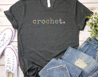 funny knitting shirt crochet t-shirt crochet tshirt funny crochet shirt gift for crafter knitter shirt crochet lover gift sewing lover shirt