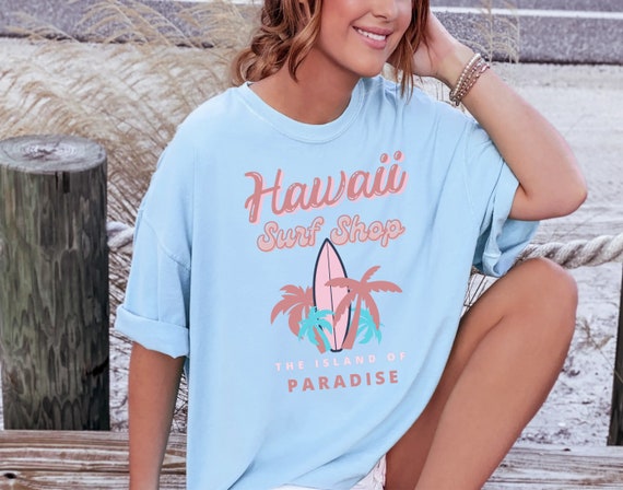 Preppy T-shirt, Hawaii Surf Shop Tee, Trendy Clothing, Y2K Tee, Aesthetic  Clothes, Indie Clothes, Preppy Aesthetic Shirt -  Canada