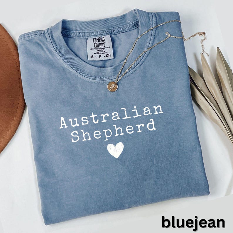 Australian Shepherd Graphic T-shirt, Gift For Dog Lovers, Pet Lover Tee, Animal Lover Shirt, Casual Dog Mom Shirt, Cute Dog Tee