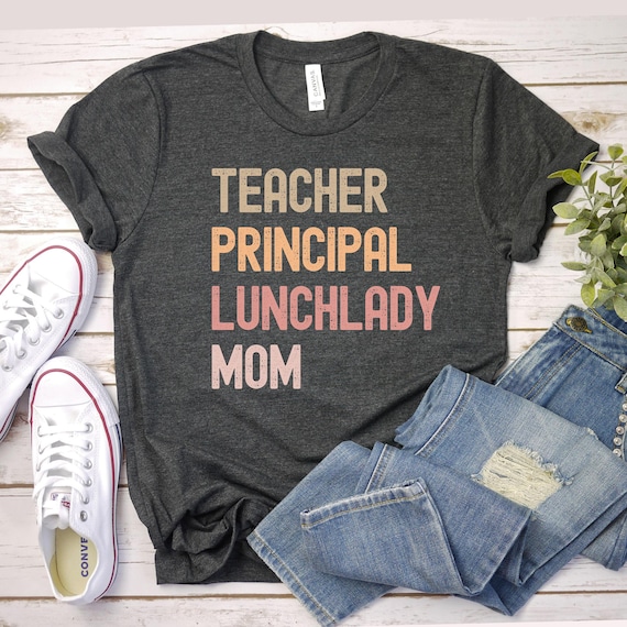 teacher principal lunchlady mom homeschool shirt, Homeschool Mom Shirt, Cute Mama Tee, Gift for Homeschool Moms, Funny Homeschool Apparel