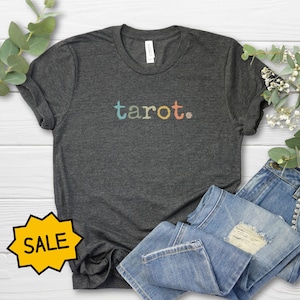 tarot tshirt color, Tarot Card Reader Shirt | Tarot Reader Gift | spirituality tshirt, tarot lover tee, tarot fan tshirt, tarot hobby shirt