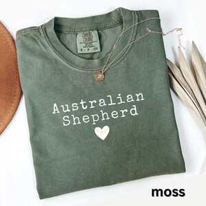 Australian Shepherd shirt, dog lover gift, pet owner apparel, cute dog breed, casual wear, graphic tee for dog lovers