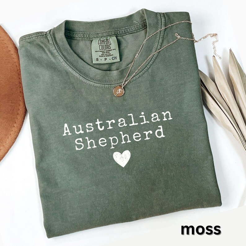 Australian Shepherd shirt, dog lover gift, pet owner apparel, cute dog breed, casual wear, graphic tee for dog lovers