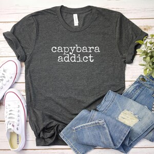 Capybara addict shirt, Capybara Gift | Cute Capybara Shirt | Funny Capybara Shirt | Capybara Lover | Capybara Tee | Capybara T-Shirt