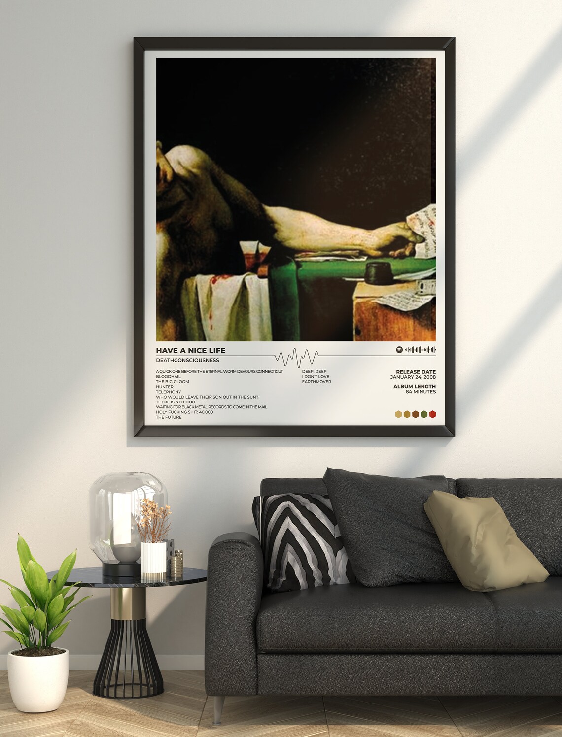 Have A Nice Life Poster / Deathconsciousness Album / Album Etsy