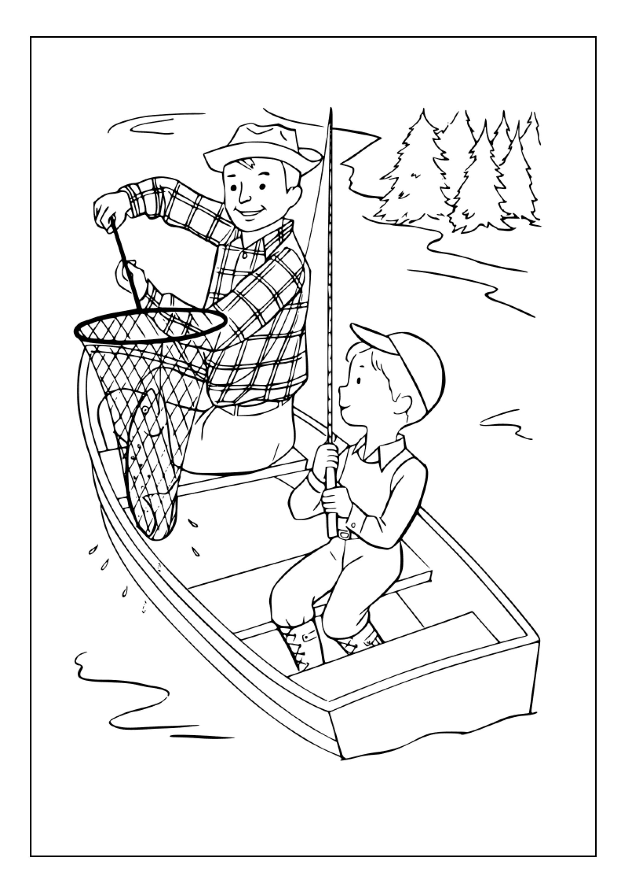 Printable Fishing Coloring Pages - Il Fullxfull.5527808209 Kcy8 