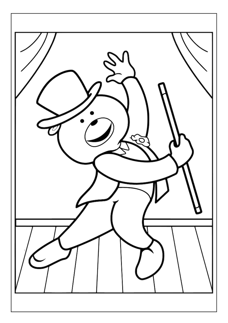 Printable Dancer Coloring Pages for Kids & Adults 30 Pages Instant