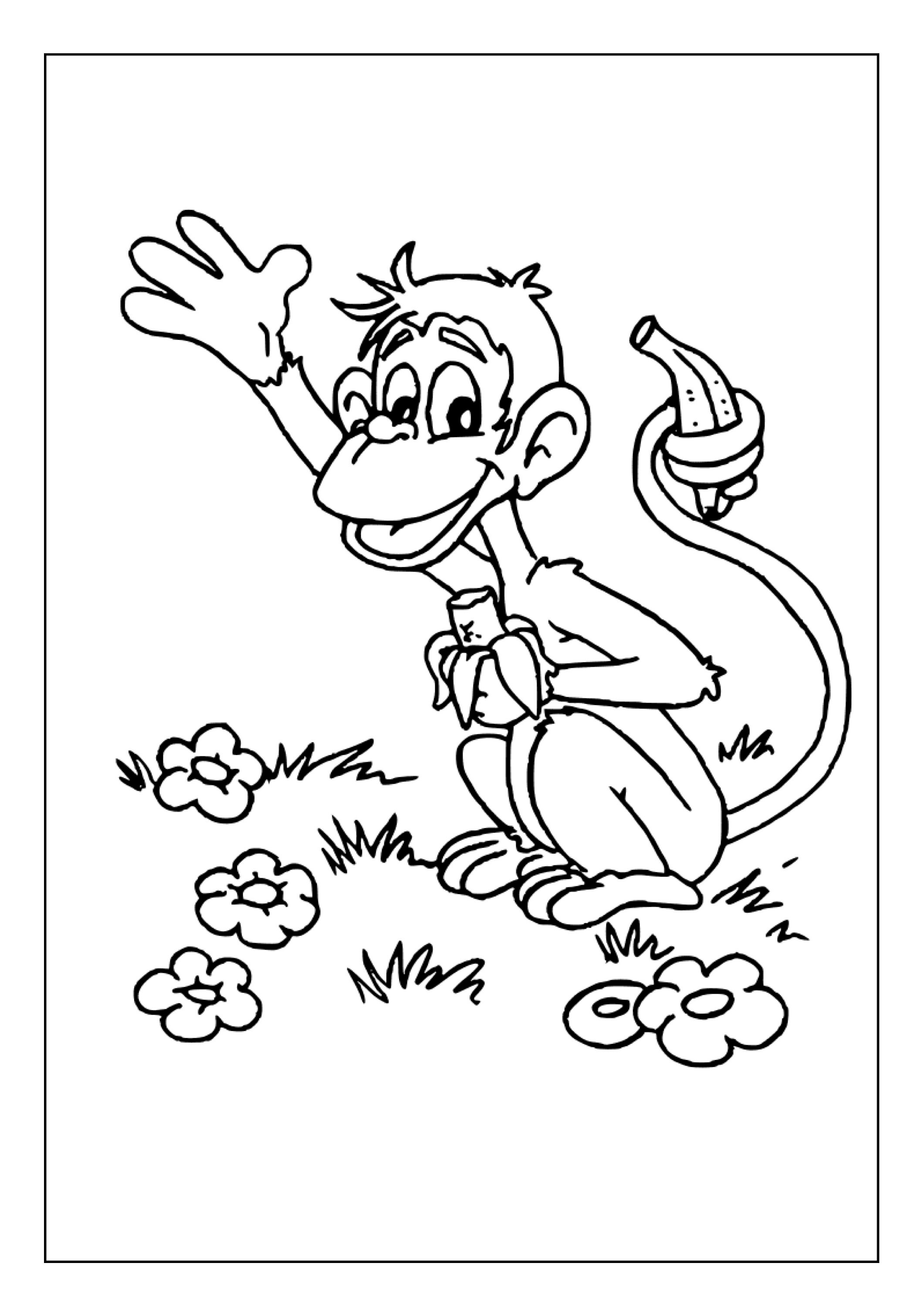 Printable Apes Coloring Pages for - Il Fullxfull.5411779260 N95a 