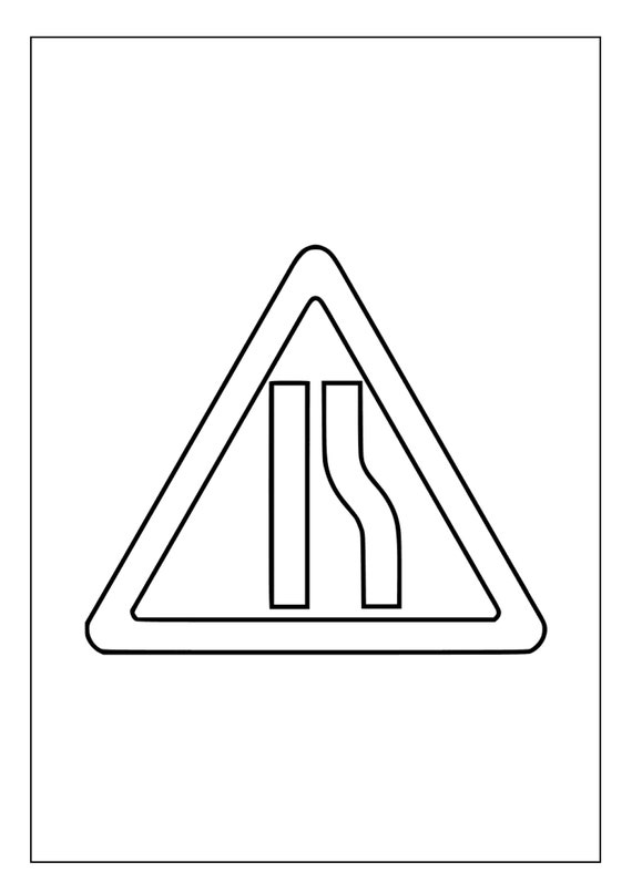 Traffic Signs Coloring Pages