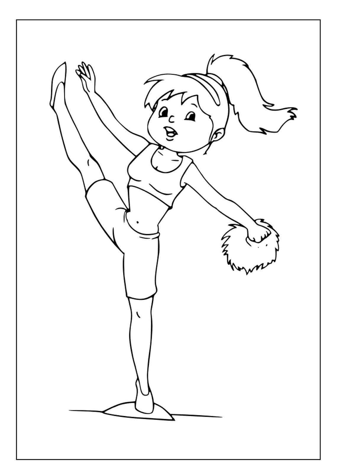 Printable Gymnastics Coloring Pages for Kids and Adults | 100 Pages | Instant Digital Download ...