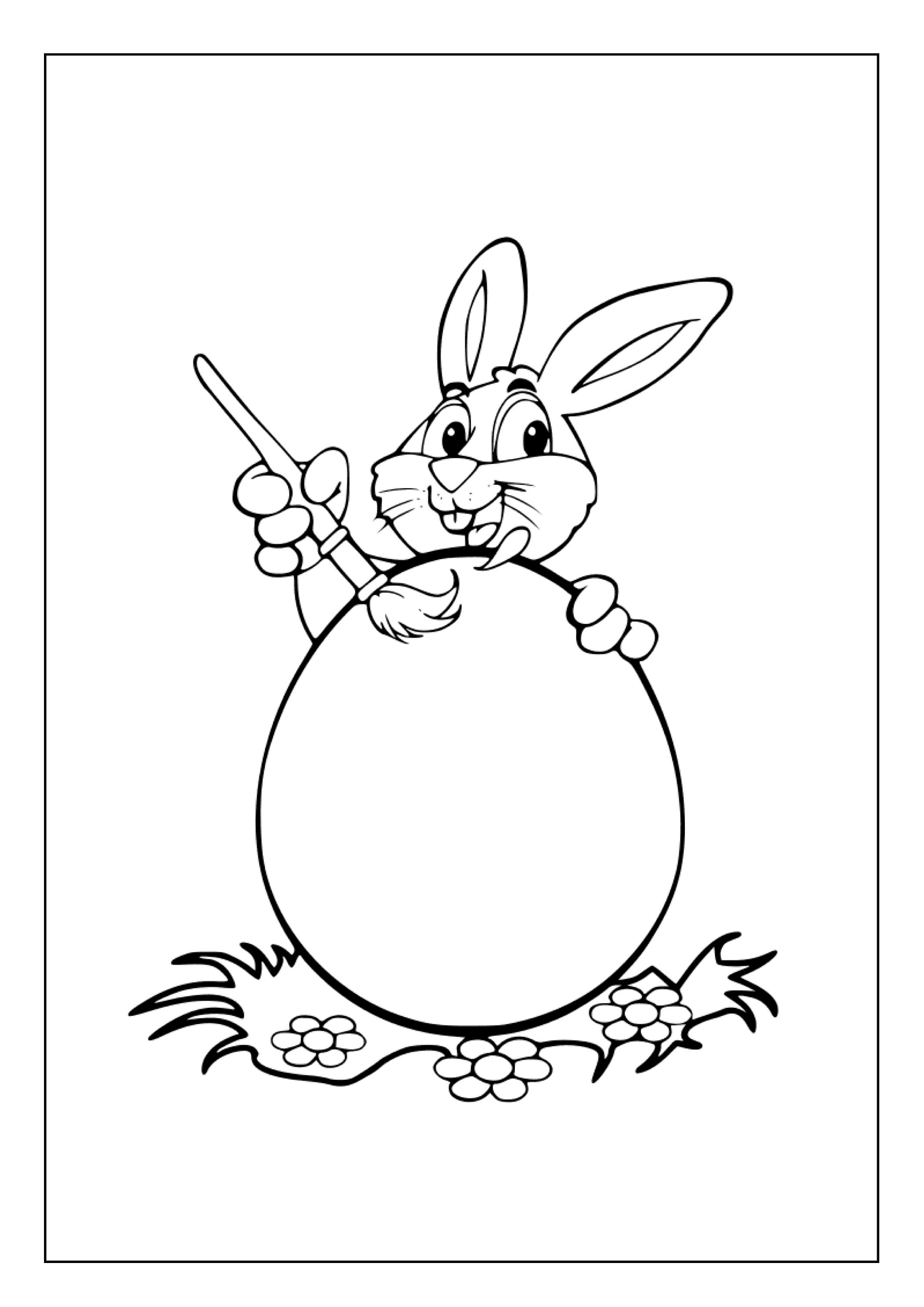 Printable Easter Bunny Coloring Pages for Kids & Adults 100 Pages