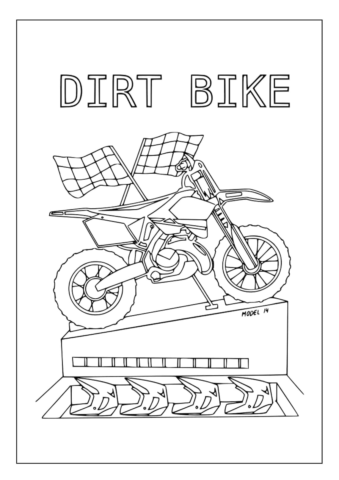 Printable Dirt Bike Coloring Pages for Kids Adults 45 Pages Printable Dirt Bike Coloring Pages for Kids Adults 45 Pages
